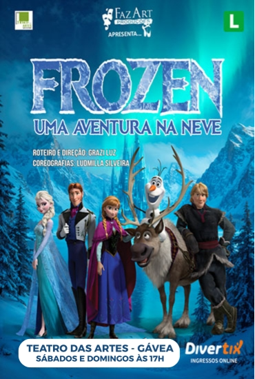 Capa da peça Frozen - Uma aventura na neve