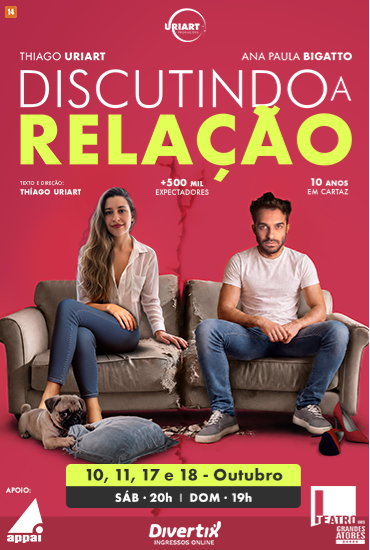 Capa da peça DR – Discutindo a Relação