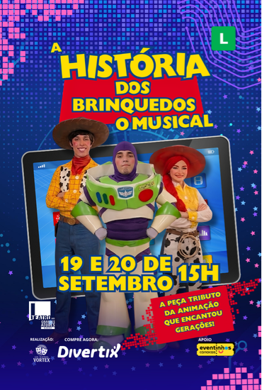 Capa da peça A História dos Brinquedos