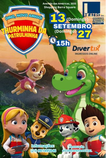 Capa da peça Turminha da Patrulha