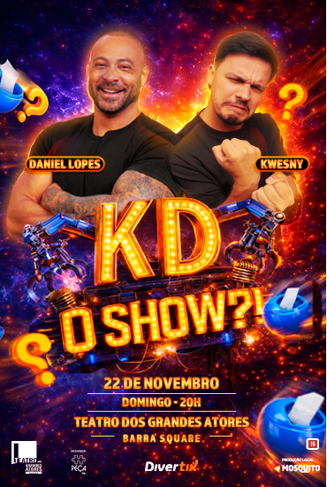 Capa da peça Daniel Lopes e Kwesny em Kd o show?!