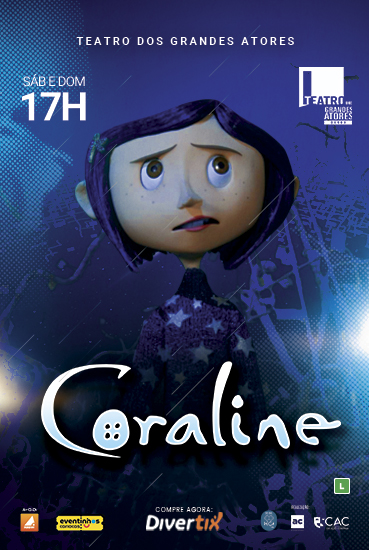 Capa da peça Coraline