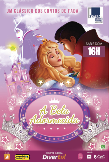 Capa da peça A Bela Adormecida