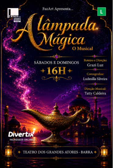 Capa da peça A Lâmpada Mágica