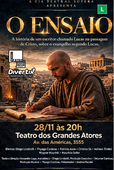 Capa da peça O Ensaio