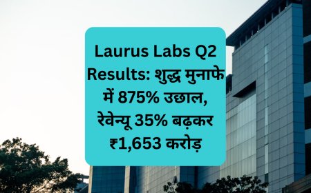Laurus Labs Q2 Results: शुद्ध मुनाफे में 875% उछाल, रेवेन्यू 35% बढ़कर ₹1,653 करोड़