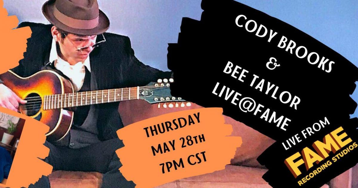 Cody Brooks & Bee Taylor Live from FAME Recording Studios Visit Florence