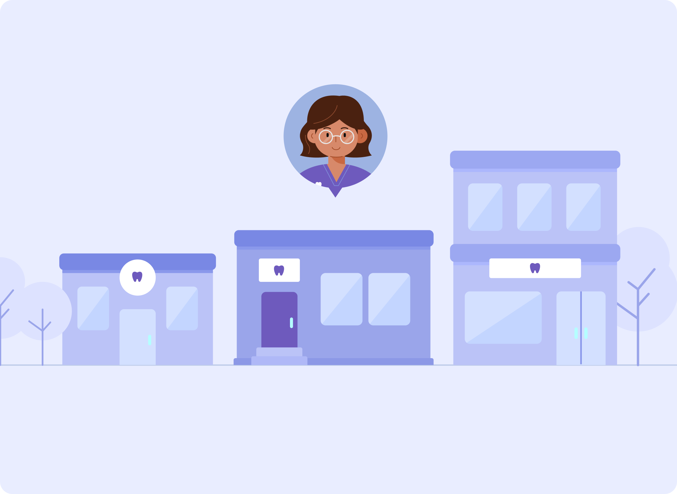 Dental practice illustration