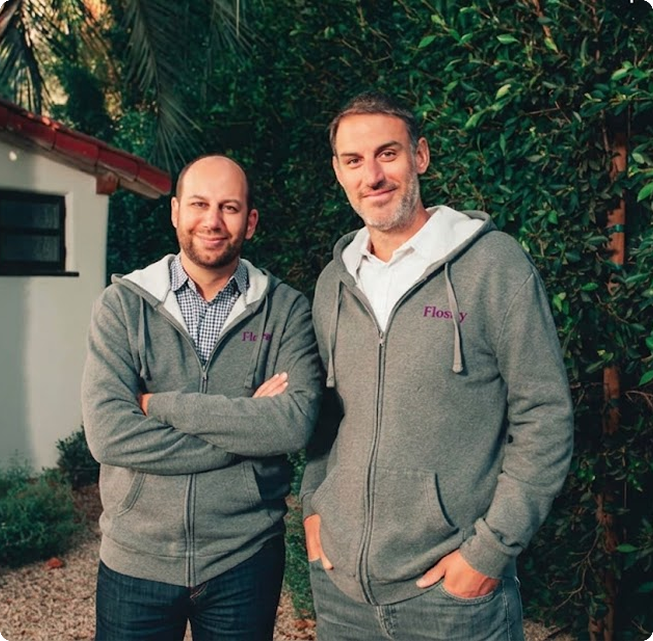 Miles and Steve, Flossy founders