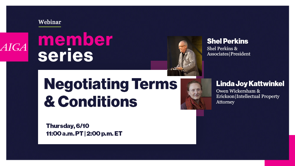 AIGA Member Series: Negotiating Terms and Conditions for Design Projects
