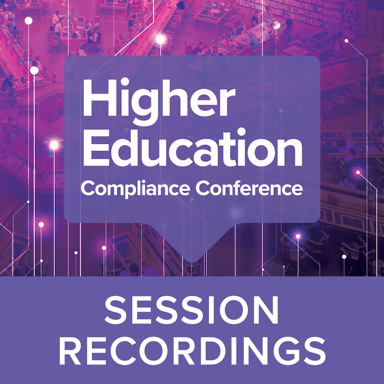 2024 Higher Education Compliance Conference | Recorded Sessions