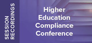 2026 Higher Education Compliance Conference | Recorded Sessions