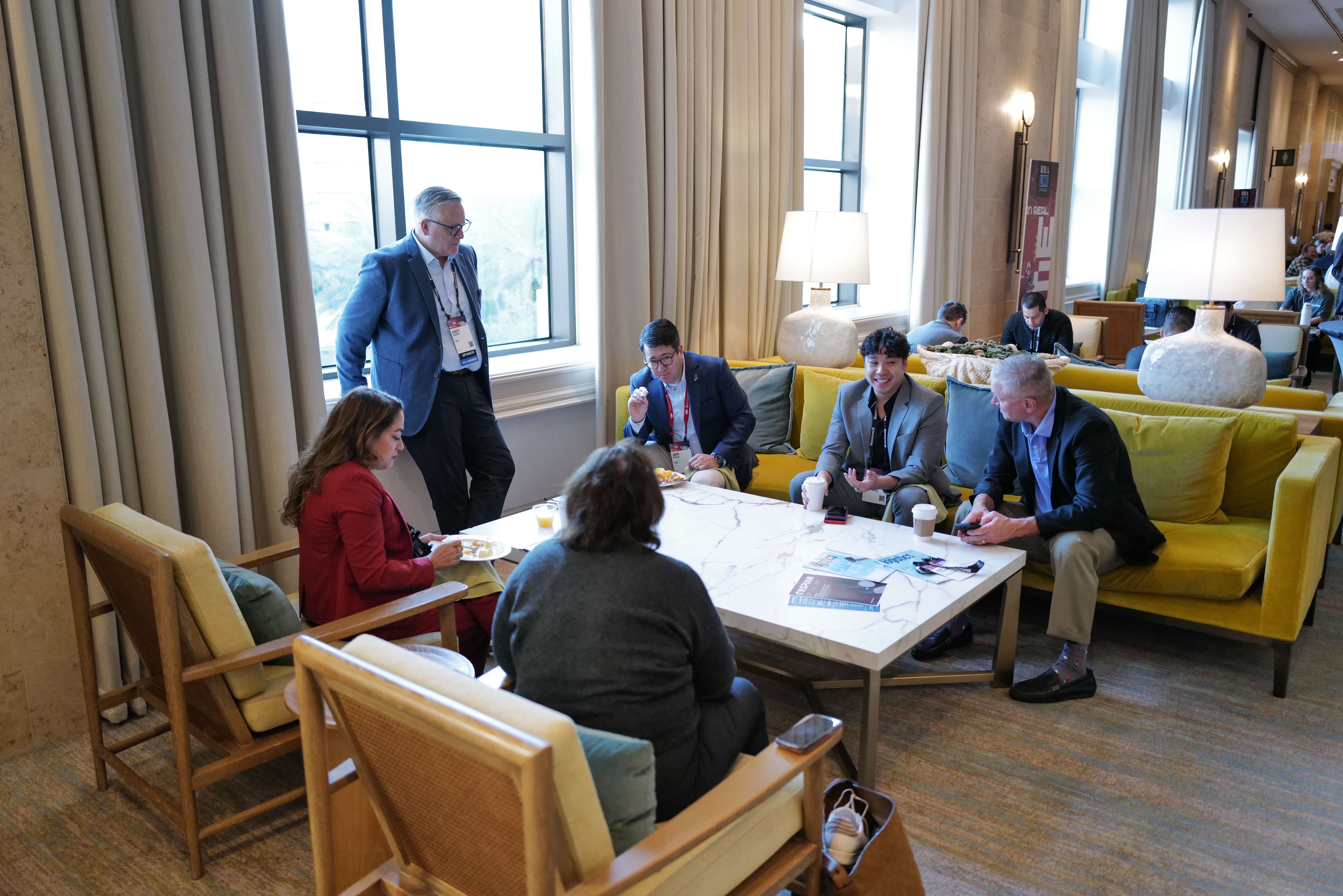 Colleagues connecting together at RILA LINK