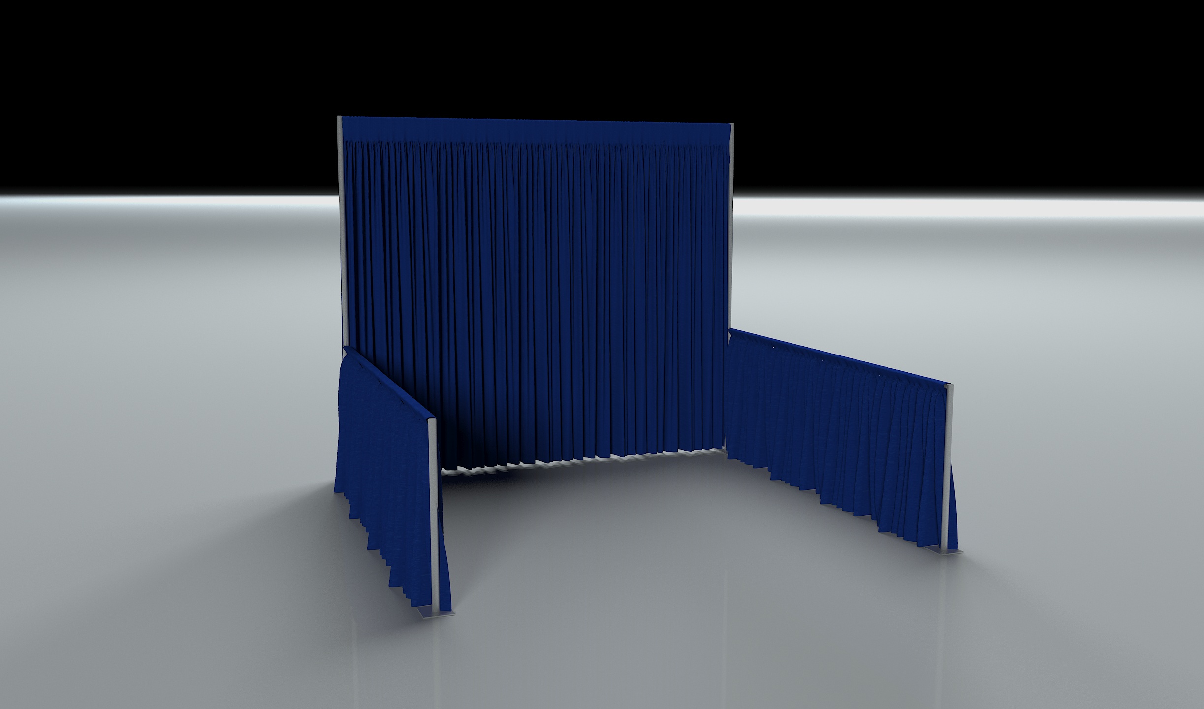 Example of a traditional LINK exhibit booth space