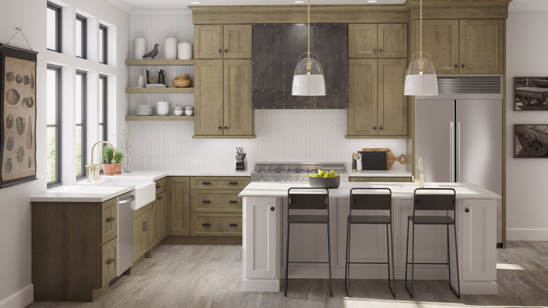 Trendless kitchen feature