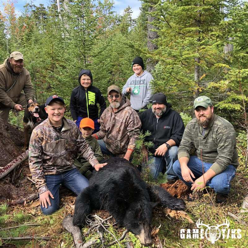 bear harvest by Dudley Brook Guide Service