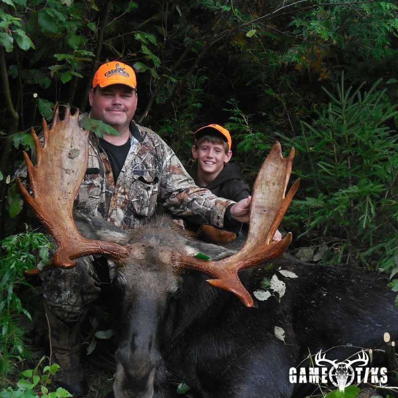 moose harvest by Dudley Brook Guide Service