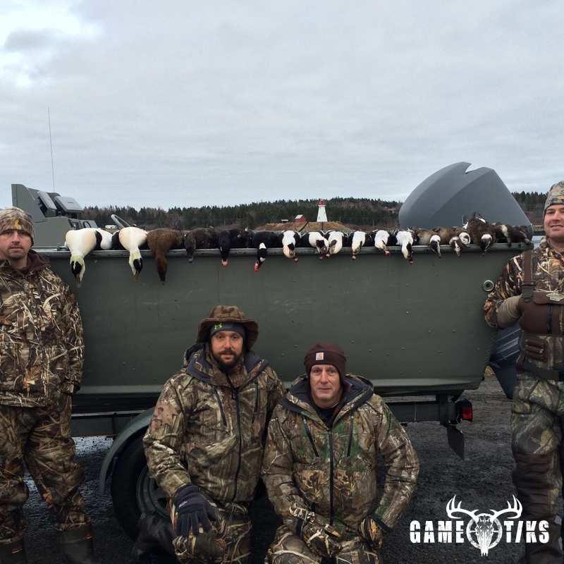 waterfowl harvest by Bold Coast Outfitters