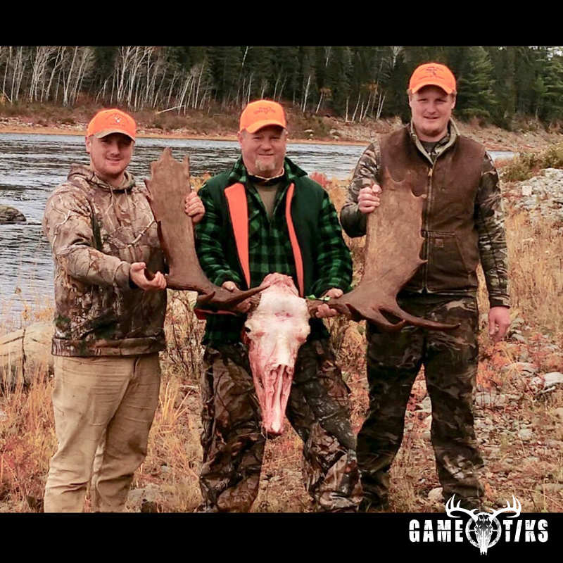 moose harvest by Marsh River Outfitters