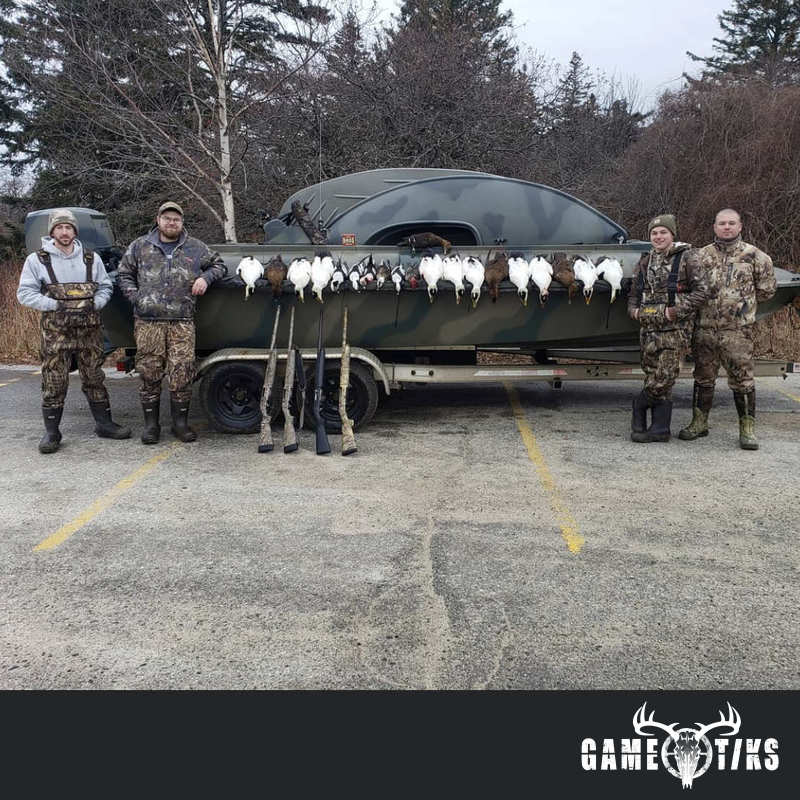 waterfowl harvest by Marsh River Outfitters
