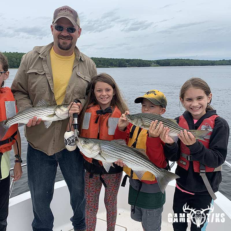 fish harvest by Maine Experience Guide Service