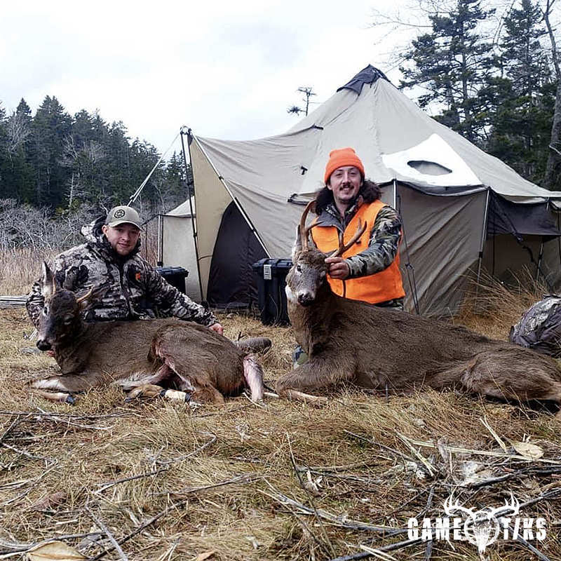 deer harvest by Marsh River Outfitters