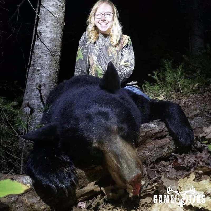 bear harvest by Marsh River Outfitters