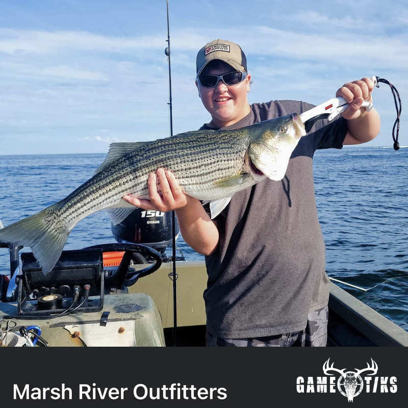 fish harvest by Marsh River Outfitters