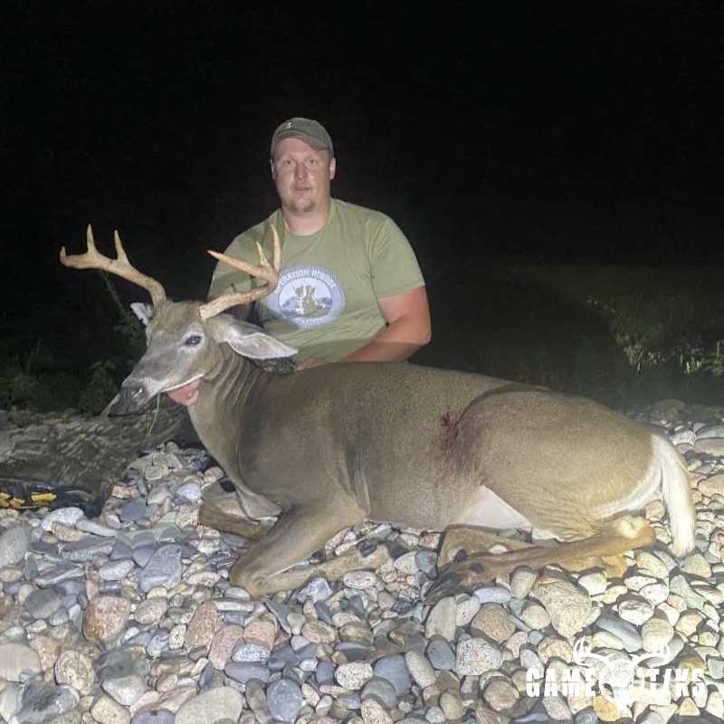 deer harvest by Marsh River Outfitters