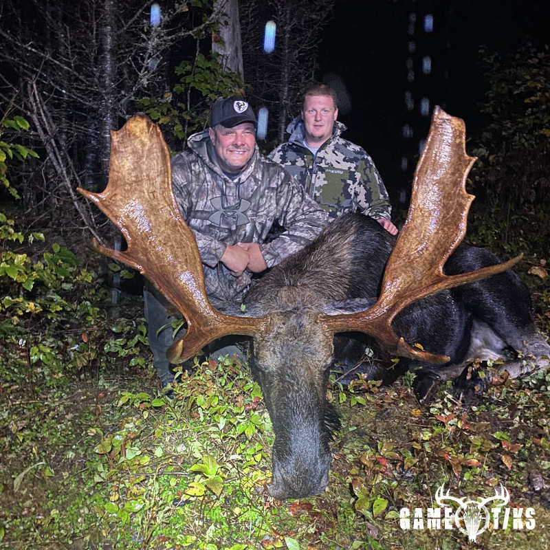 moose harvest by Marsh River Outfitters