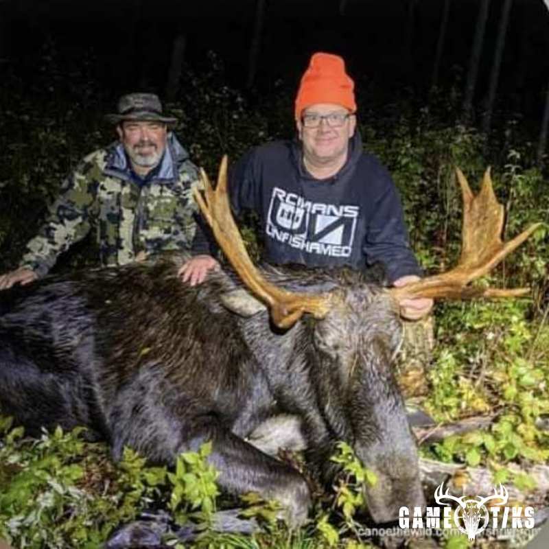 moose harvest by Marsh River Outfitters