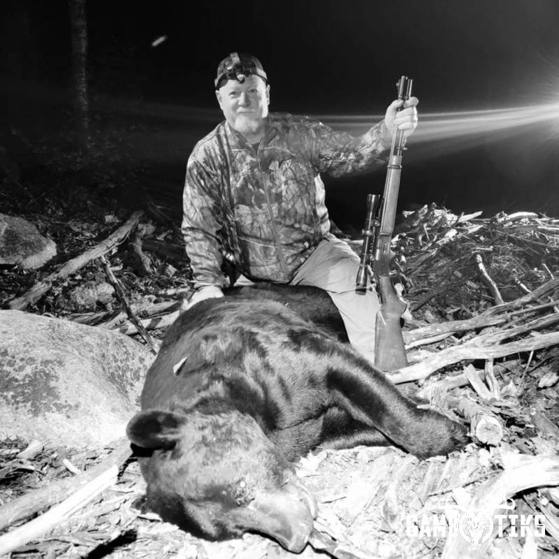 bear harvest by Marsh River Outfitters