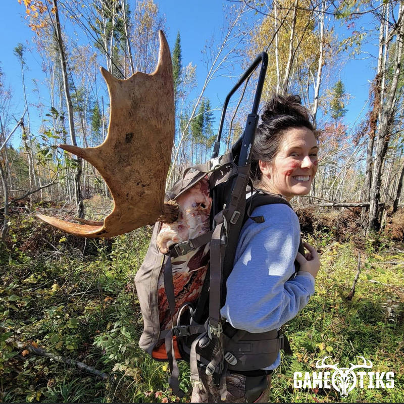moose harvest by Marsh River Outfitters