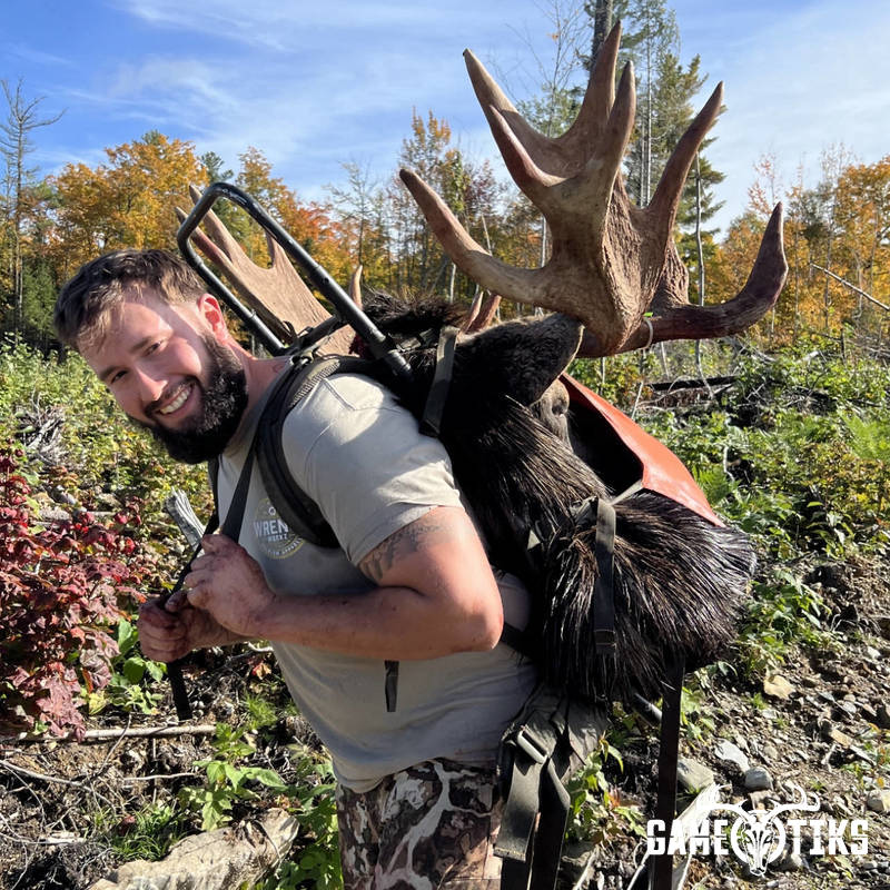 moose harvest by Marsh River Outfitters