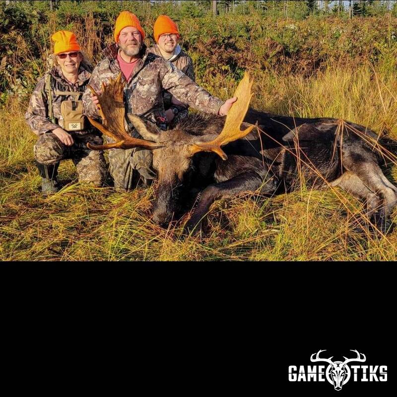 moose harvest by Marsh River Outfitters