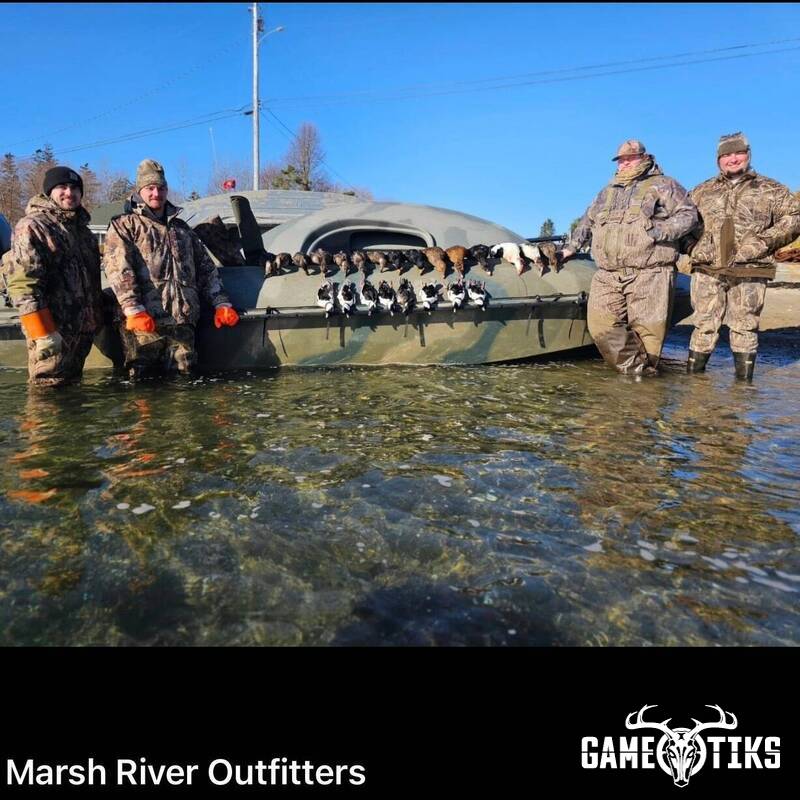 waterfowl harvest by Marsh River Outfitters