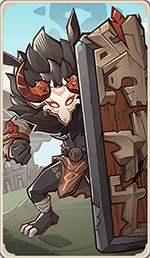Wooden Shieldwall Mitachurl