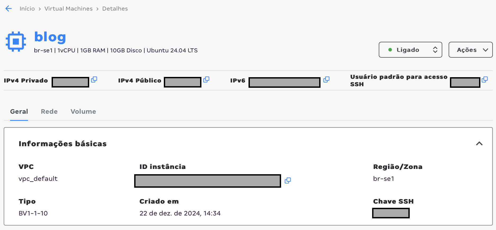 magalu cloud detalhe instancia geral