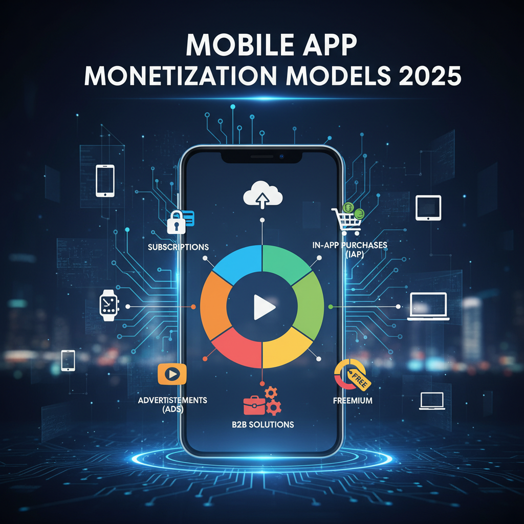 Mobile app monetization models in 2025: subscriptions, IAP, ads, freemium, B2B