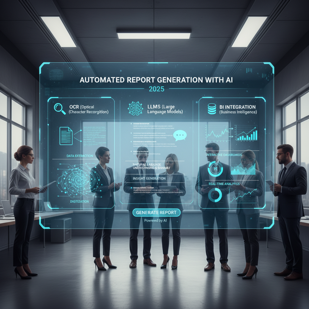 Automated report generation with AI in 2025: OCR, LLMs, BI integration