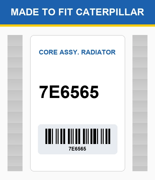 7E6565 Core Assy. Radiator Made To Fit