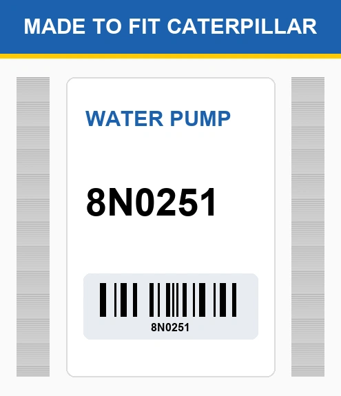 8N0251 Water Pump Made To Fit