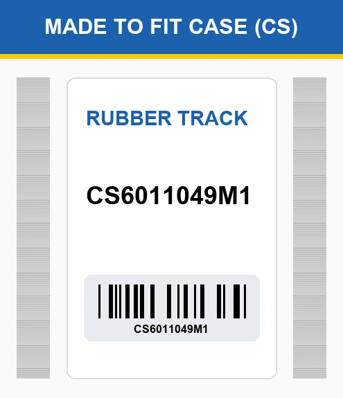 Cs6011049M1 Rubber Track Made To Fit (Cs)