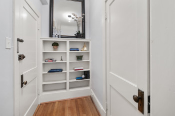 Built-ins with deep Entry Closet