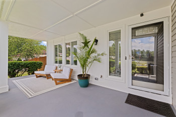 View of front patio