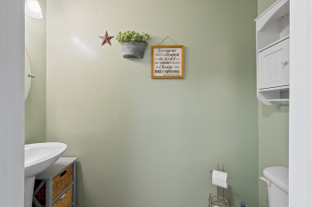 1st floor powder room