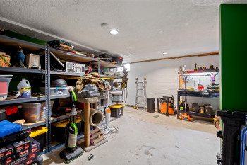 Ample basement storage
