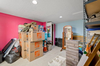 Partially finished basement