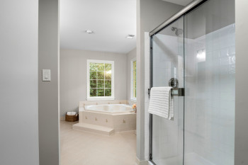 Primary Bathroom, Updated Shower