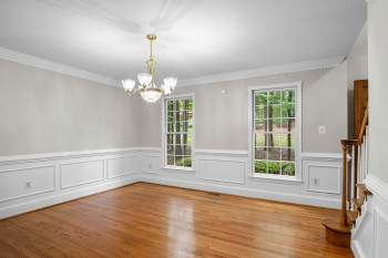 Formal Dining Room with Elegant Trim & Moldings